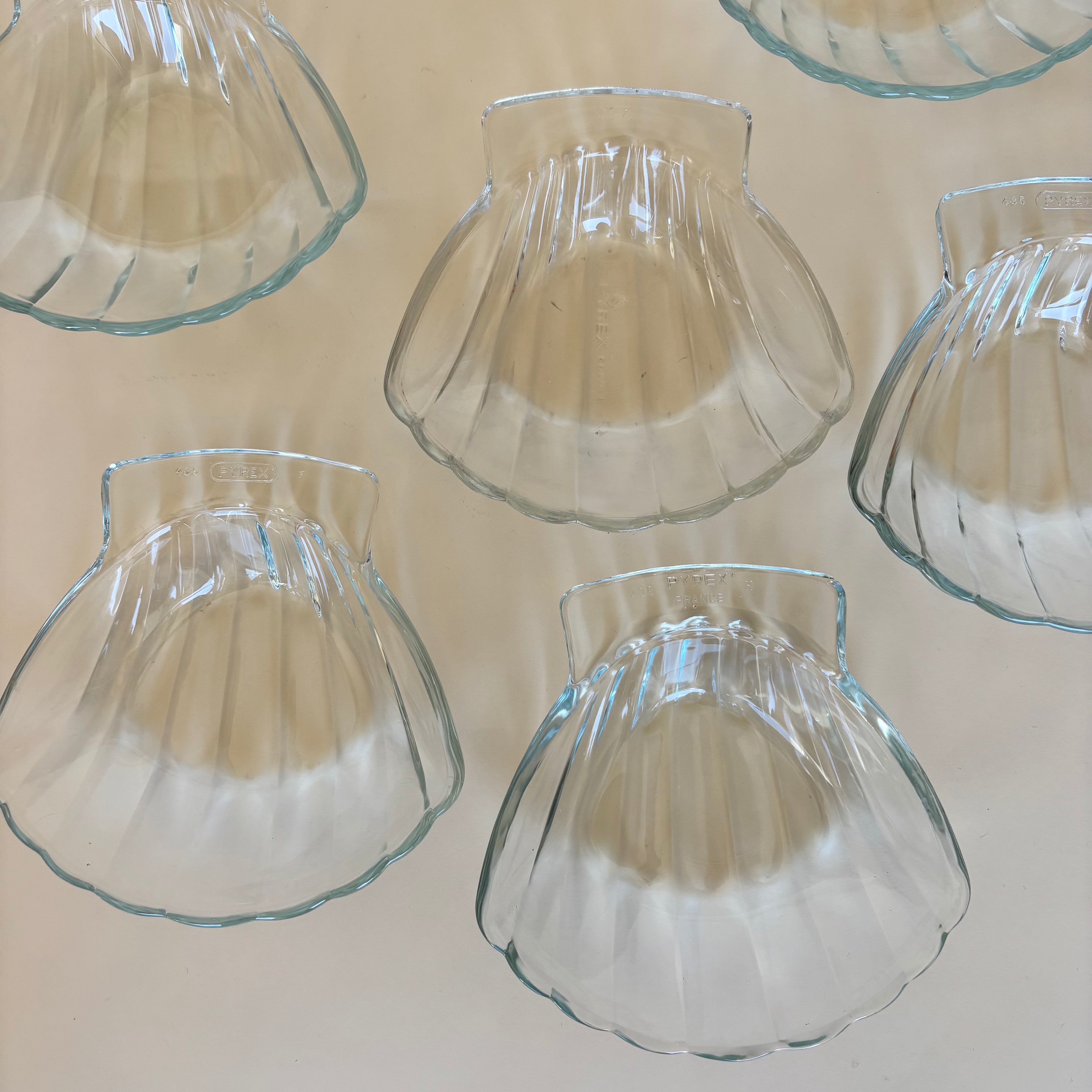 Coupelles Coquillage Pyrex