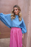 Blouse Sara Lichtblauw