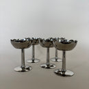 Ensemble De 5 Coupelle Inox Fleur