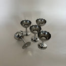 Ensemble De 5 Coupelle Inox Fleur