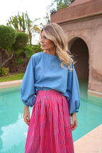Blouse Sara Lichtblauw