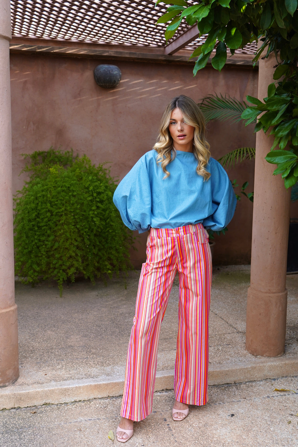 Pantalon Riad Rouge