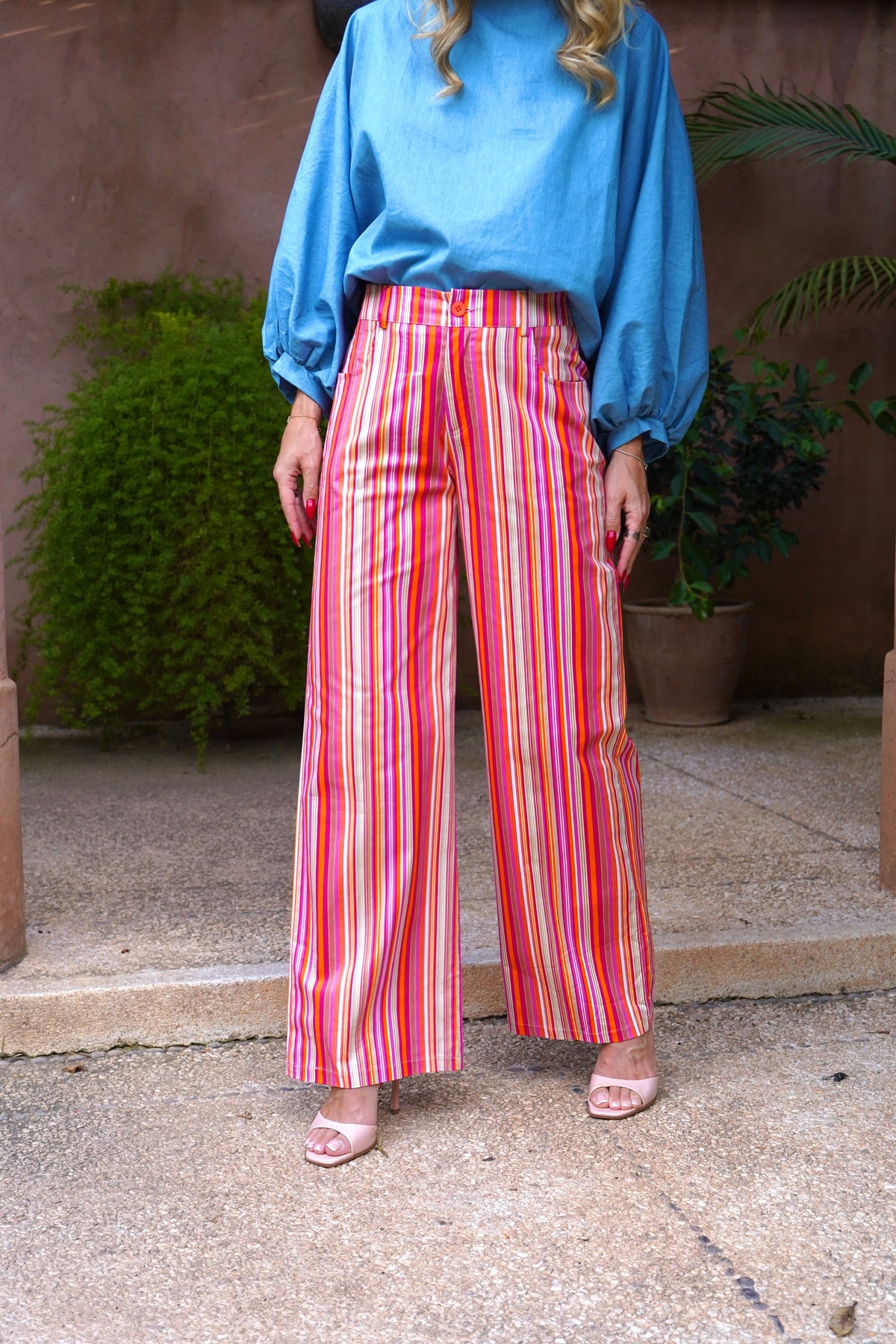 Pantalon Riad Rouge