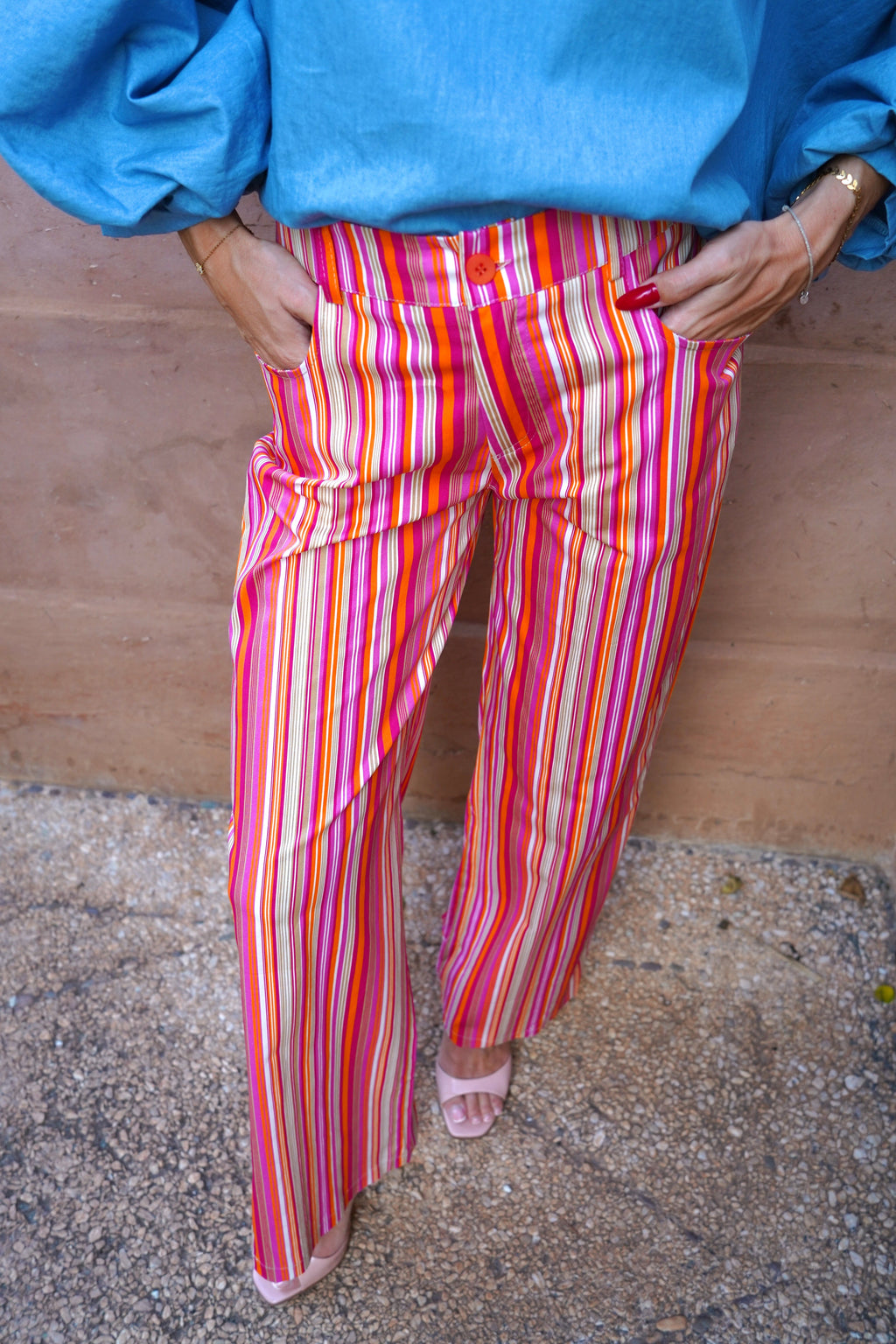 Pantalon Riad Rouge