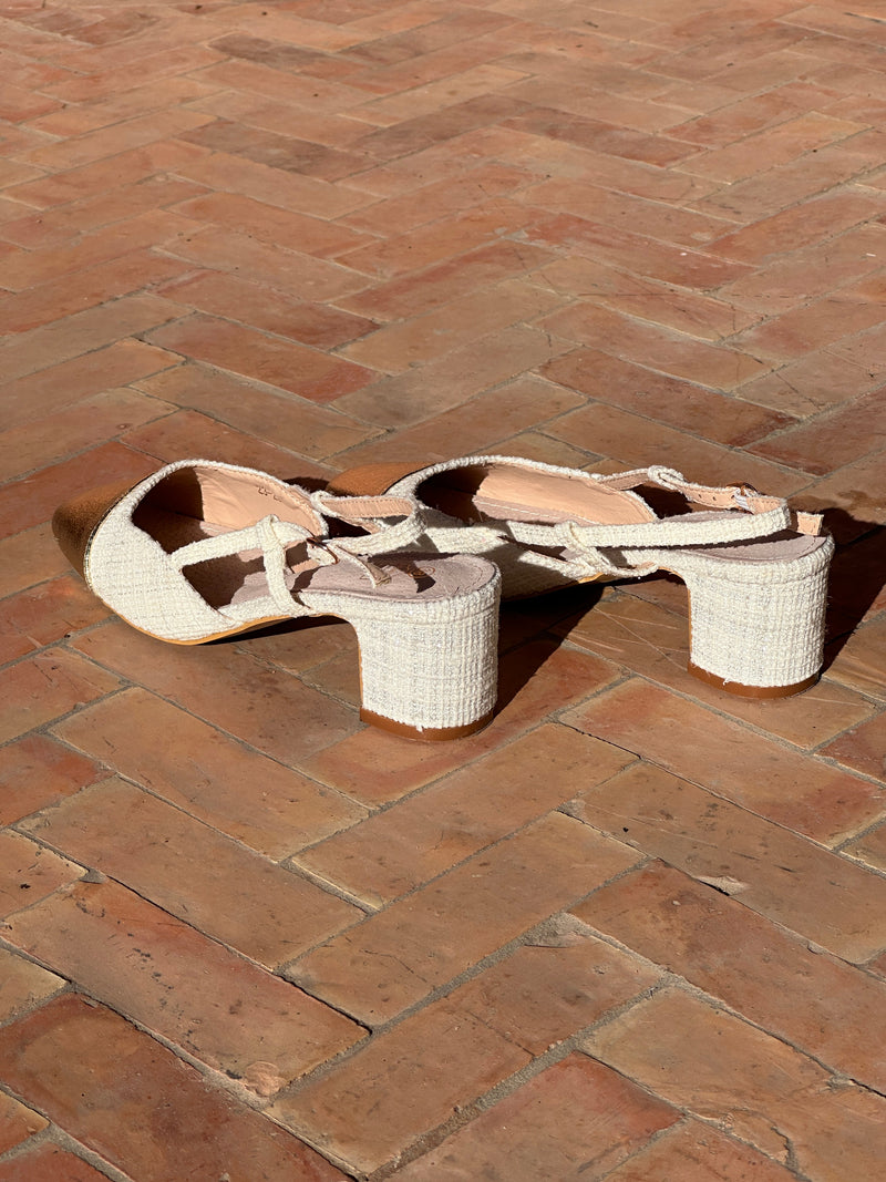 Slingback Gaby - Doré