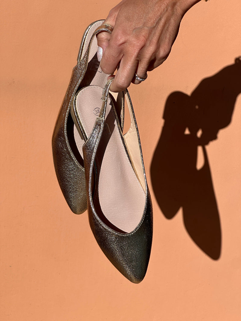 Slingback Charline - Doré