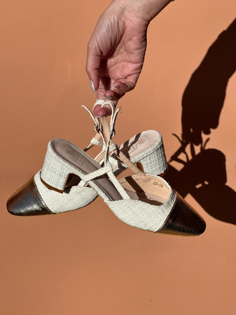 Slingback Gaby - Doré