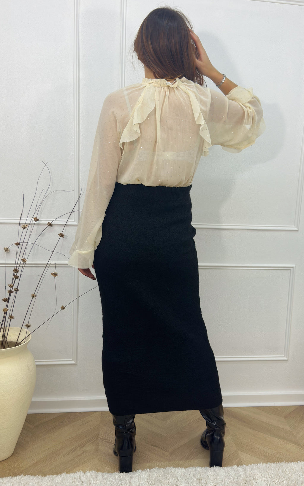 Blusa Strass Aelo - Crudo