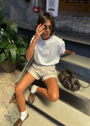 Short Hannah Linen - Beige