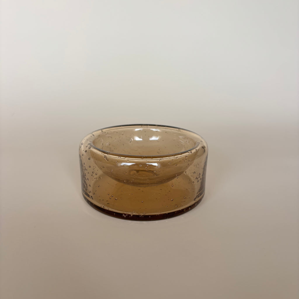 Vaciabolsillos De Cristal Marrón