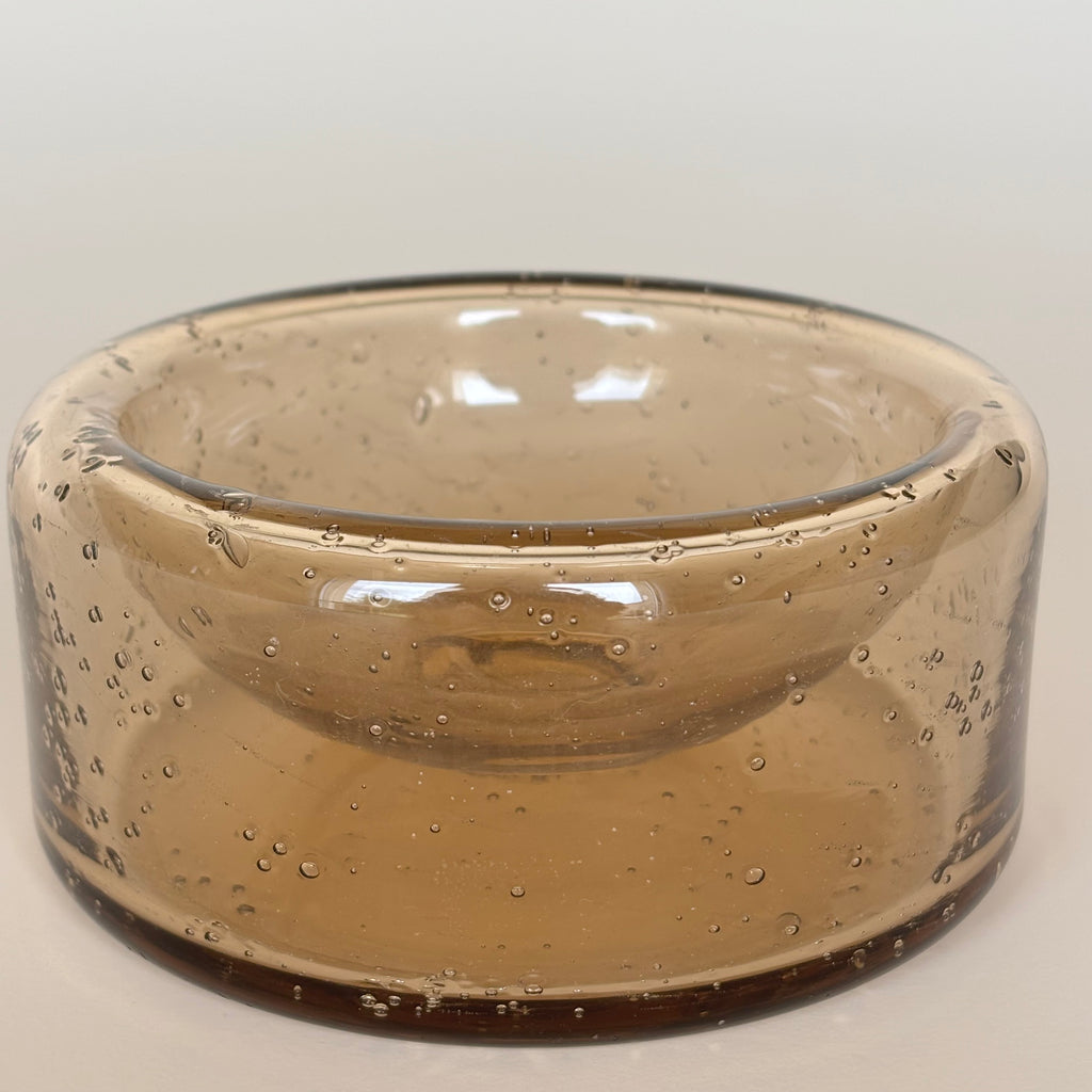 Vaciabolsillos De Cristal Marrón