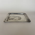 Silver-Plated Metal Tray