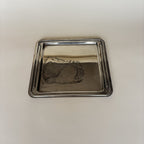 Silver-Plated Metal Tray