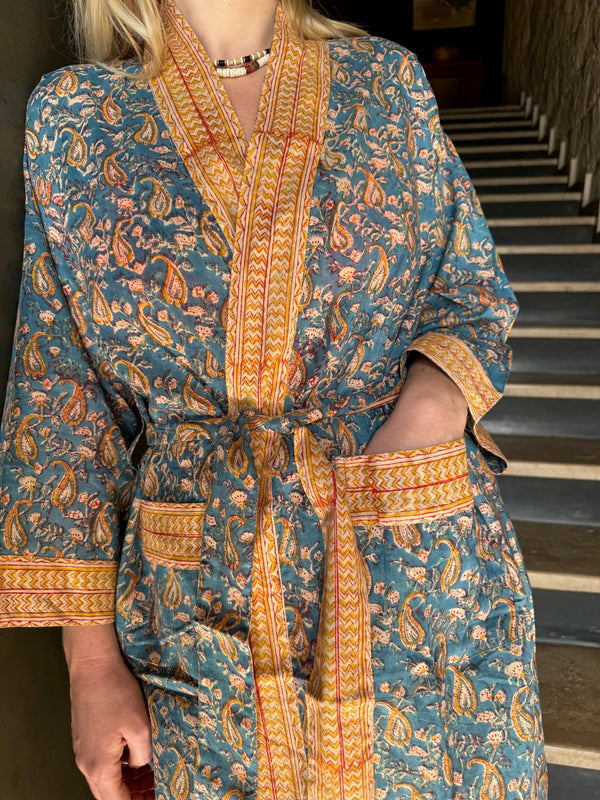 kimono de madrás