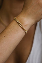 Collier-Bracelet Double Queen - Or