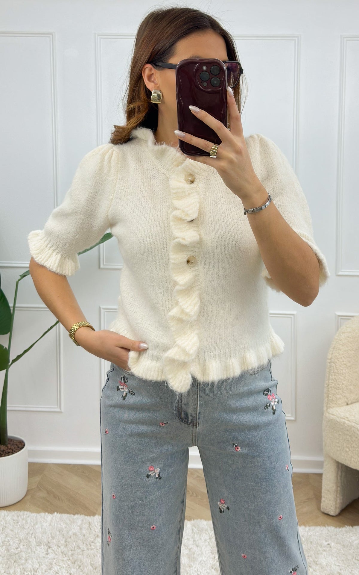 Lanea Cardigan - White