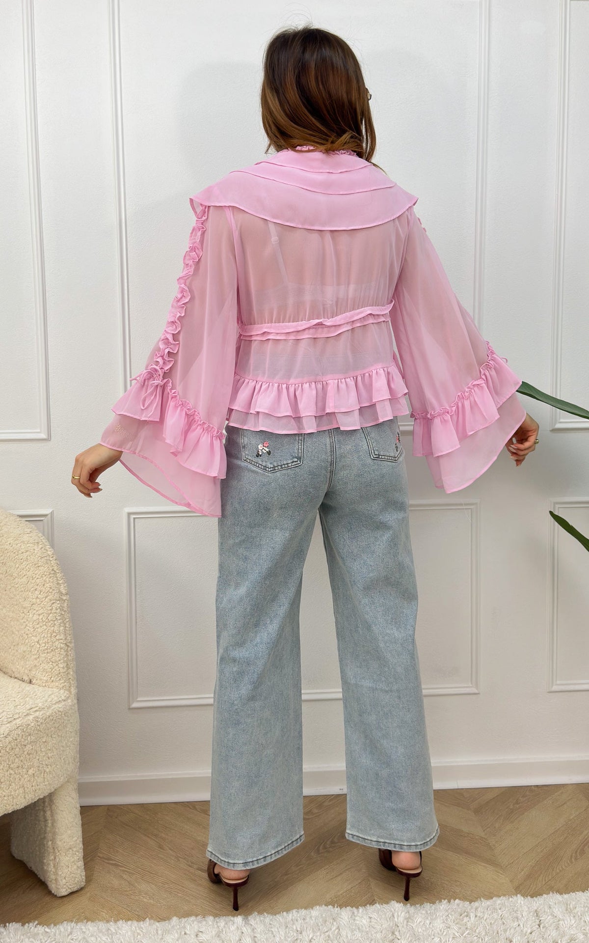 Lux Blouse - Pink