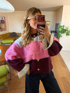 Cárdigan Dottie Rosa