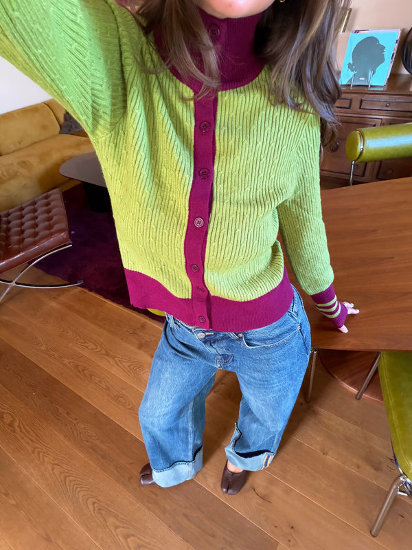 Cardigan Boston Verde