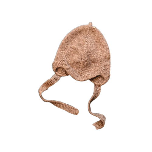 My Alpaca - Bonnet En Baby Alpaga Marron Glacé