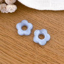 Fleurs "Flora" acétate-Boucles d'oreilles-instants-plaisirs-Bleu ciel-Instants Plaisirs | Bijoux