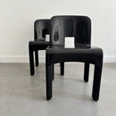 Par de sillas Universale de Joe Colombo para Kartell, años 70