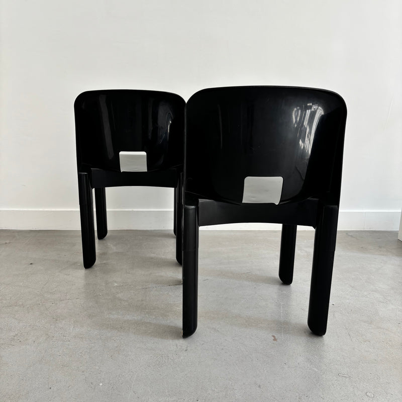 Par de sillas Universale de Joe Colombo para Kartell, años 70