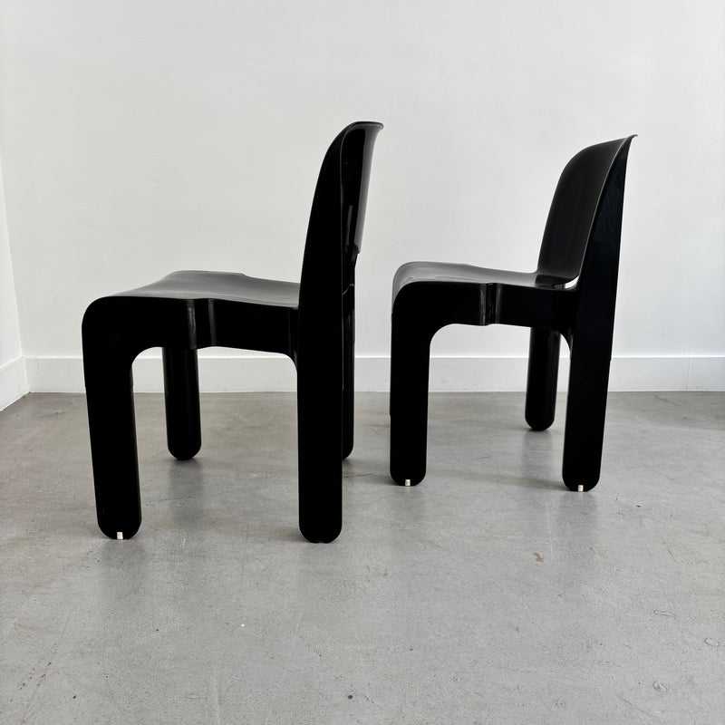 Par de sillas Universale de Joe Colombo para Kartell, años 70