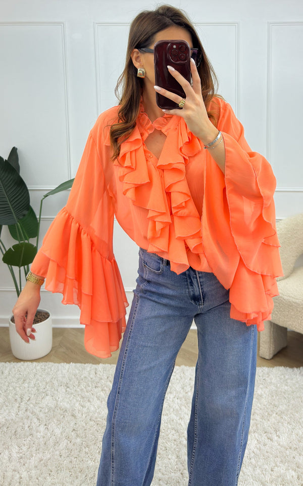 Blusa Maven - Naranja