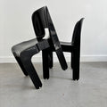 Par de sillas Universale de Joe Colombo para Kartell, años 70