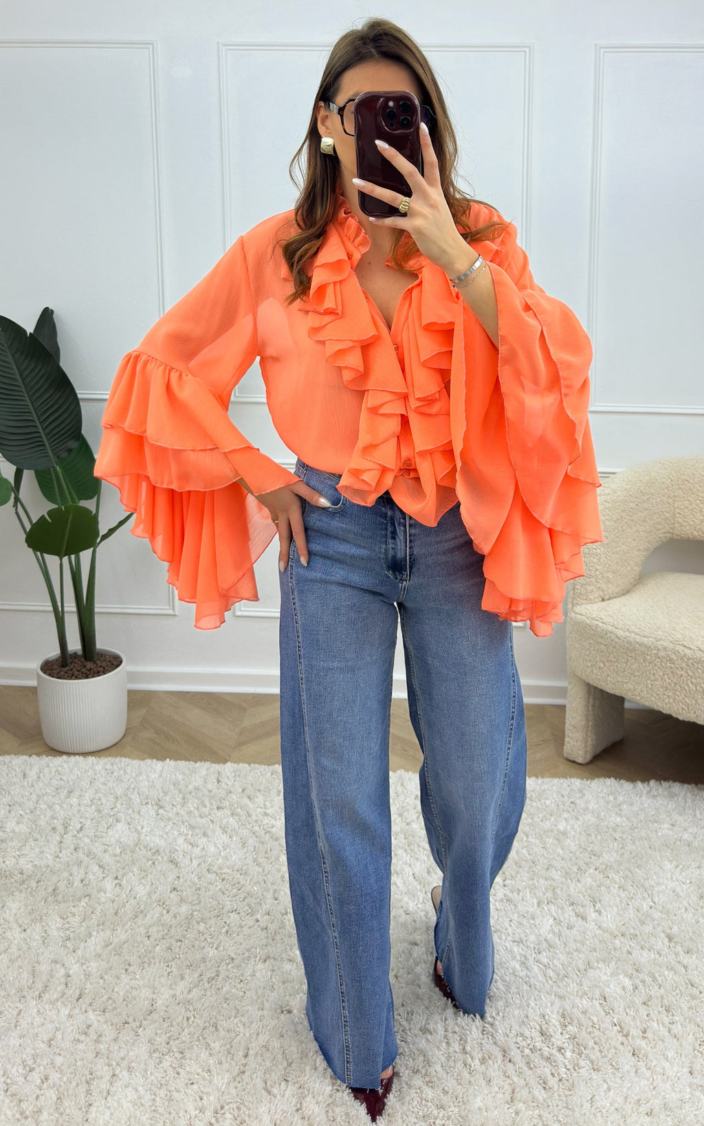 Blusa Maven - Naranja