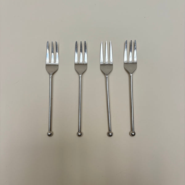 Juego De 4 Tenedores De Postre