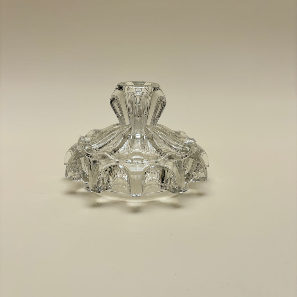 Vintage Glass Candle Holder