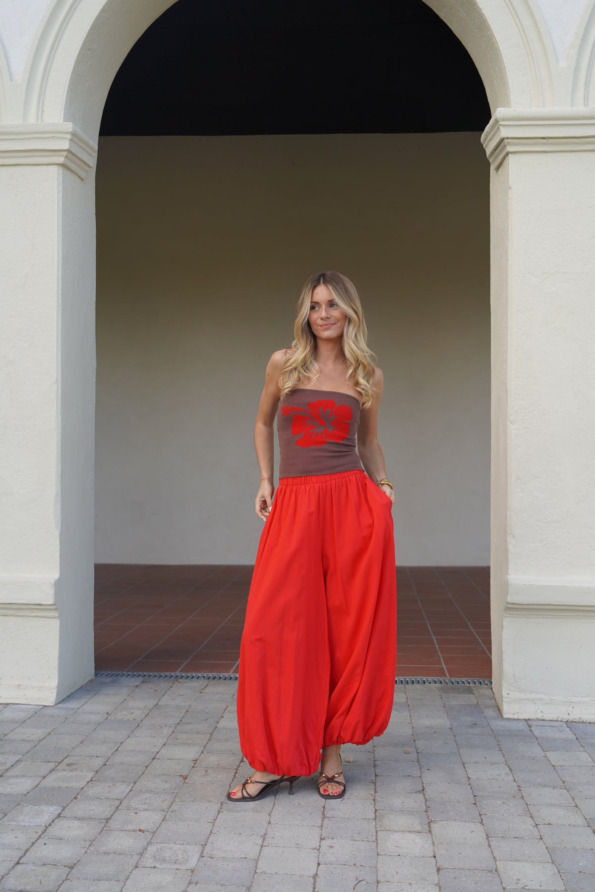 Pantalon Amapola Rouge
