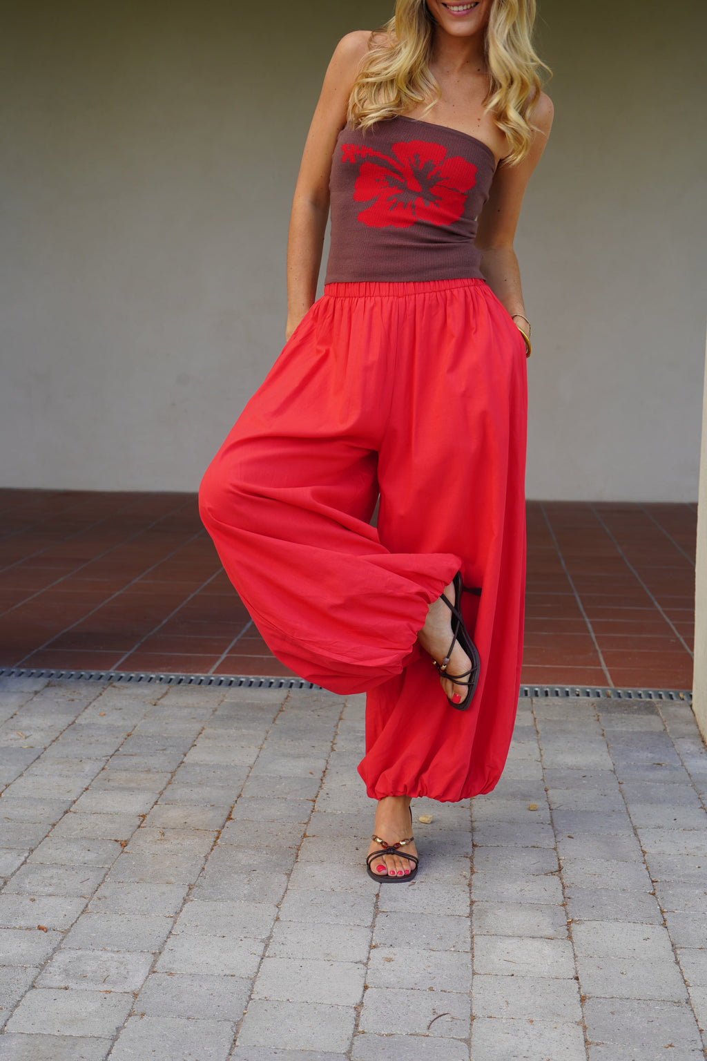 Pantalon Amapola Rouge
