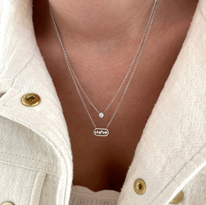 Collier "Dani" argent-Colliers-instants-plaisirs-Instants Plaisirs | Bijoux