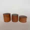 Lote de 3 cajas de madera vintage
