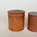 Lote de 3 cajas de madera vintage
