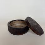 Caja Circular De Madera