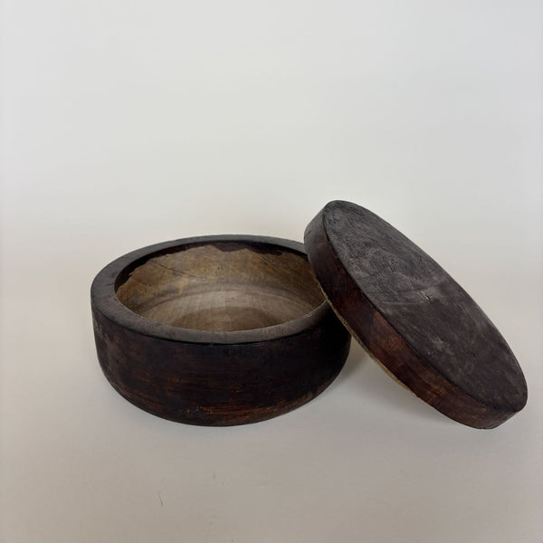 Caja Circular De Madera