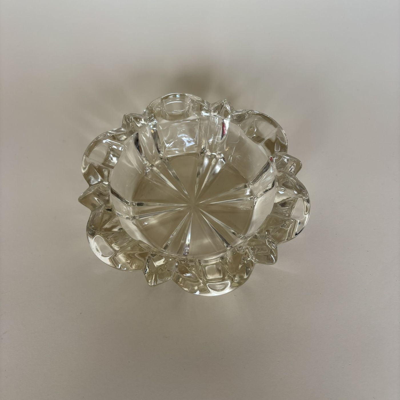 Cenicero De Cristal Vintage