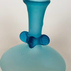 Jarrón De Pasta De Vidrio Azul