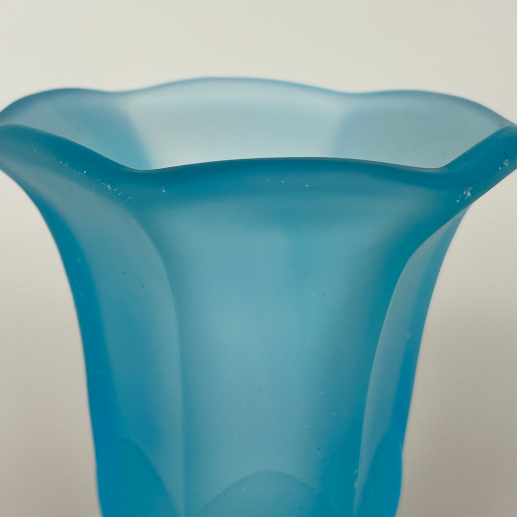 Blue Glass Vase