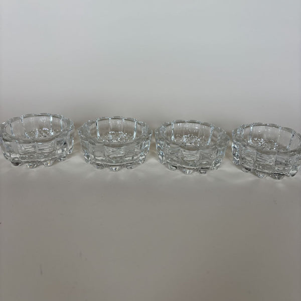 Ensemble De 4 Bougeoirs En Verre