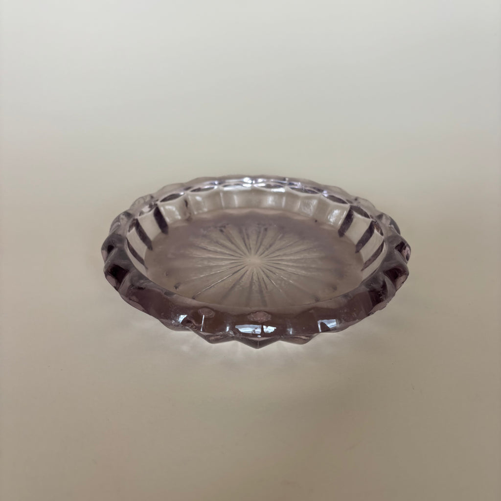 Cenicero De Cristal Vintage
