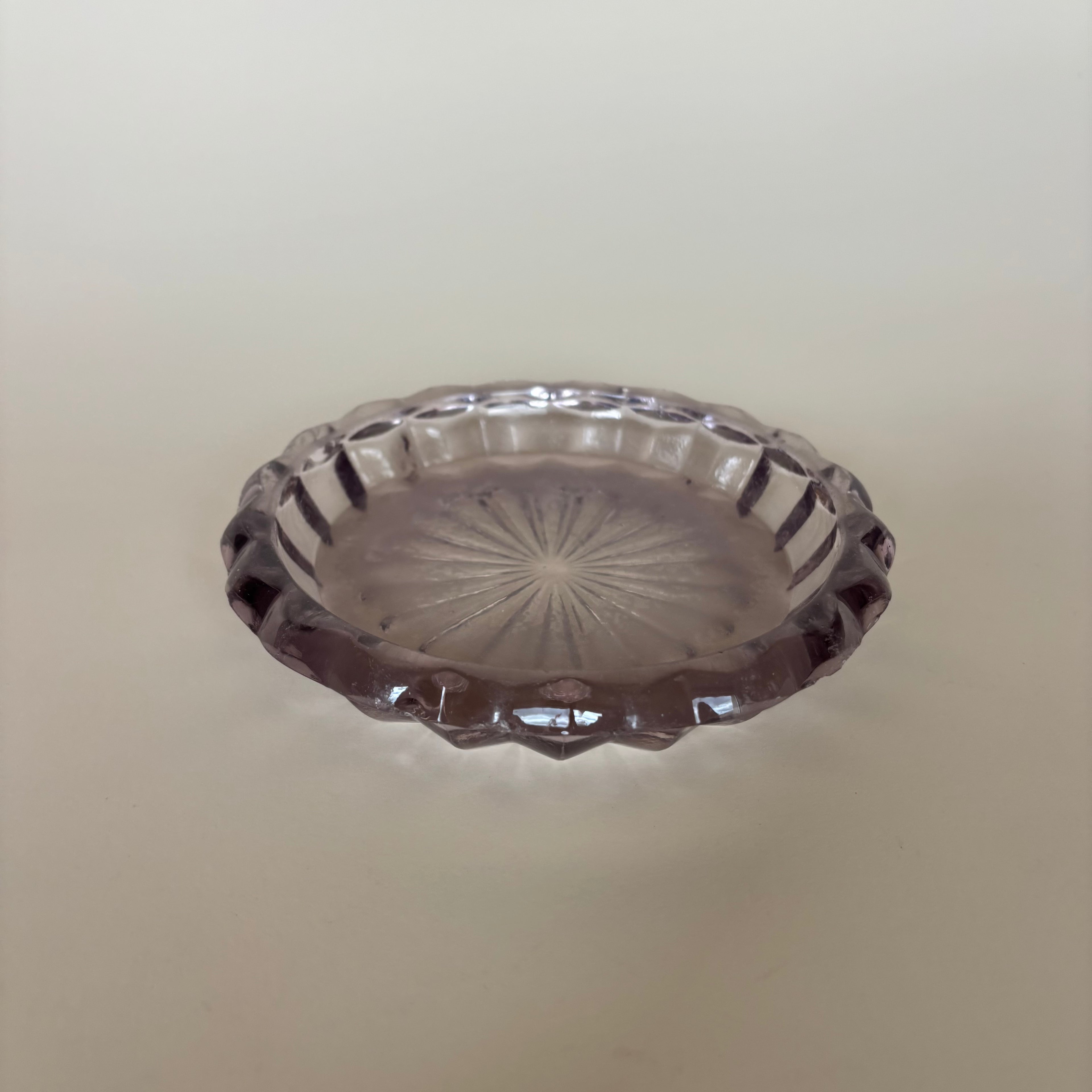 Cenicero De Cristal Vintage