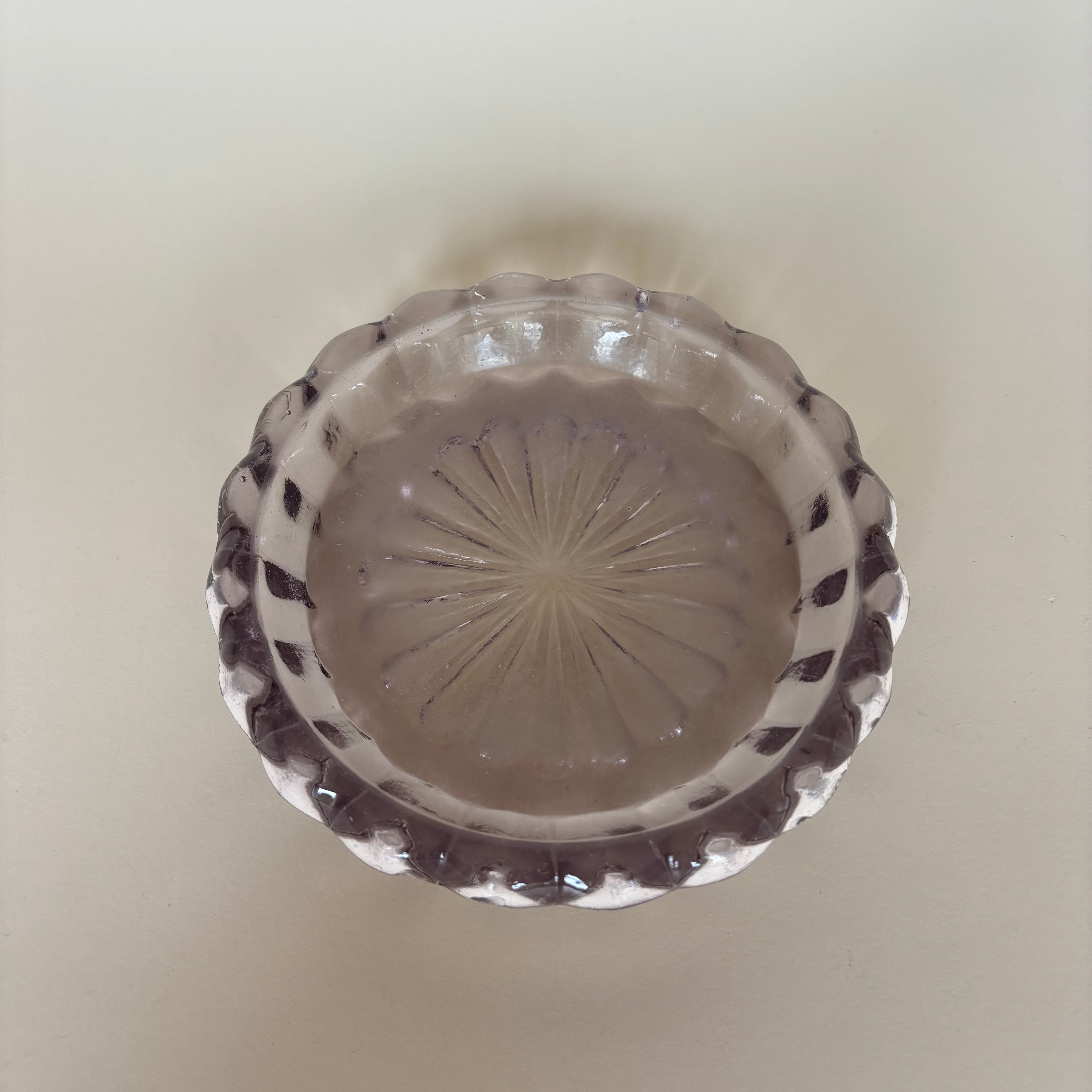 Cenicero De Cristal Vintage