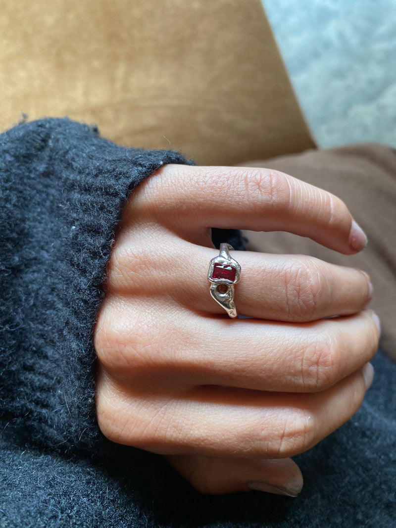 Bague Grenat 051