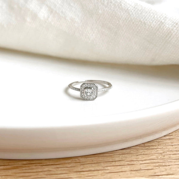 Anillo "Tiffany" de plata-Anillos-Instants Plaisirs - Joyas-Instants Plaisirs | Joyas