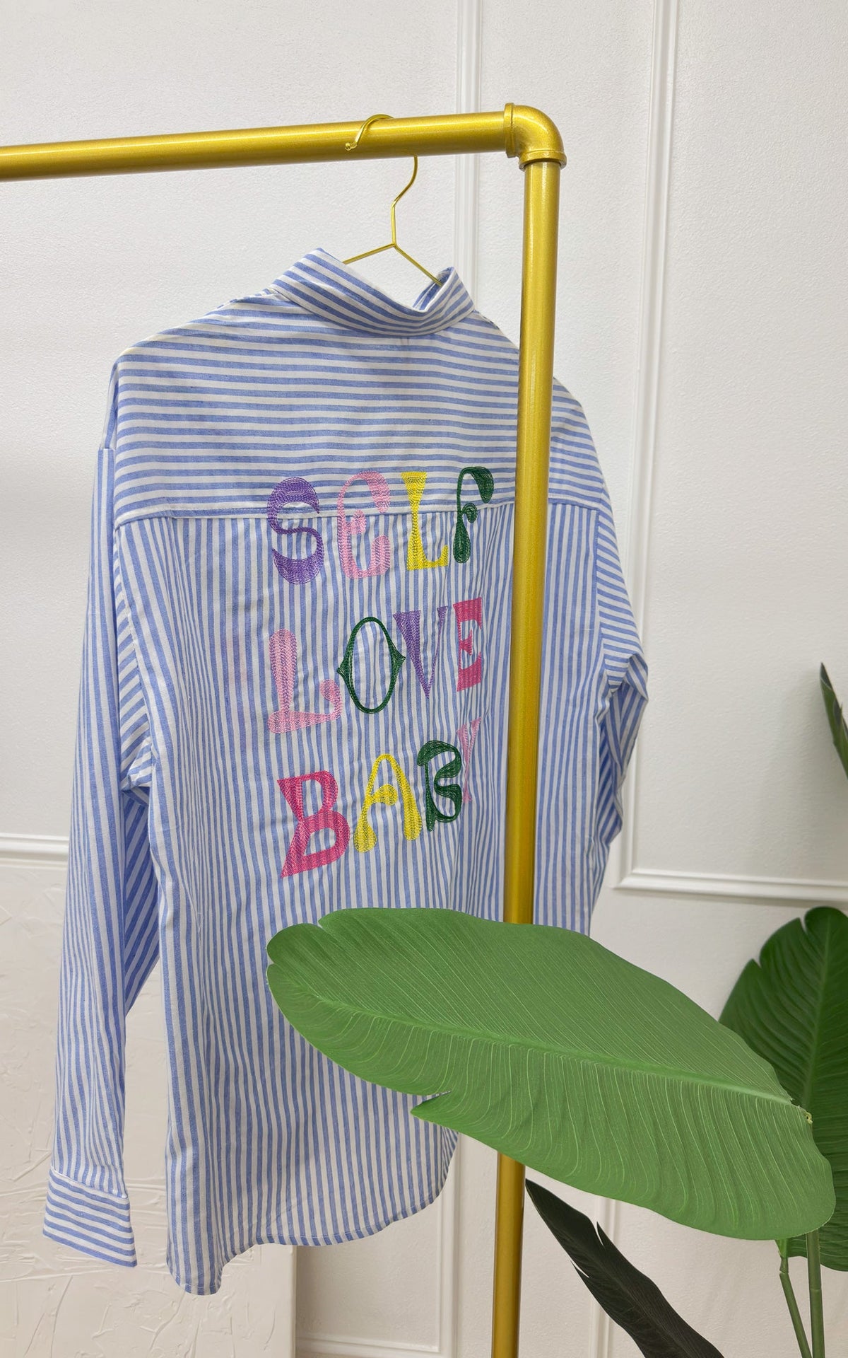 Camicia A Righe Juna - Blu E Bianco
